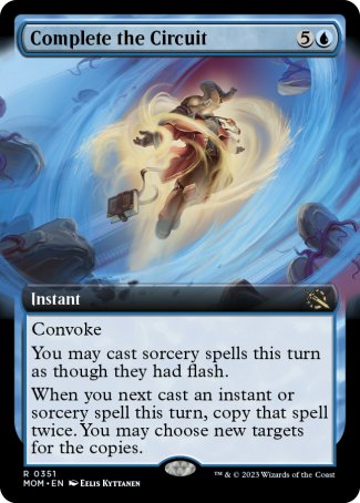 (351) Magic The Gathering March of the Machine: Extras Single: Complete the Circuit Holo Rare
