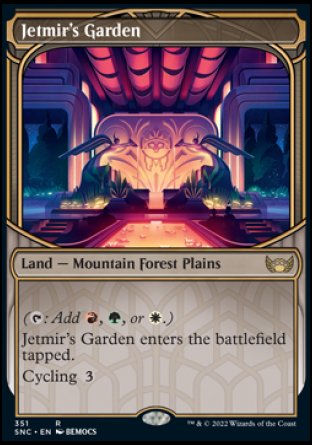 (351) Magic The Gathering Streets of New Capenna: Extras Single: Jetmir's Garden (V.2)  Rare