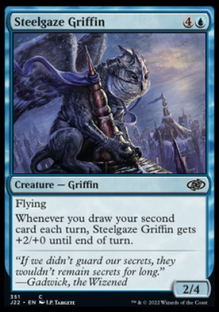(351) Magic The Gathering Jumpstart 2022 Single: Steelgaze Griffin  Common
