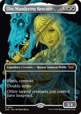 (351) Magic The Gathering Duskmourn: House of Horror: Extras Single: The Wandering Rescuer (V.1)  Mythic