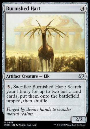 (351) Magic The Gathering Commander: March of the Machine Single: Burnished Hart  Uncommon