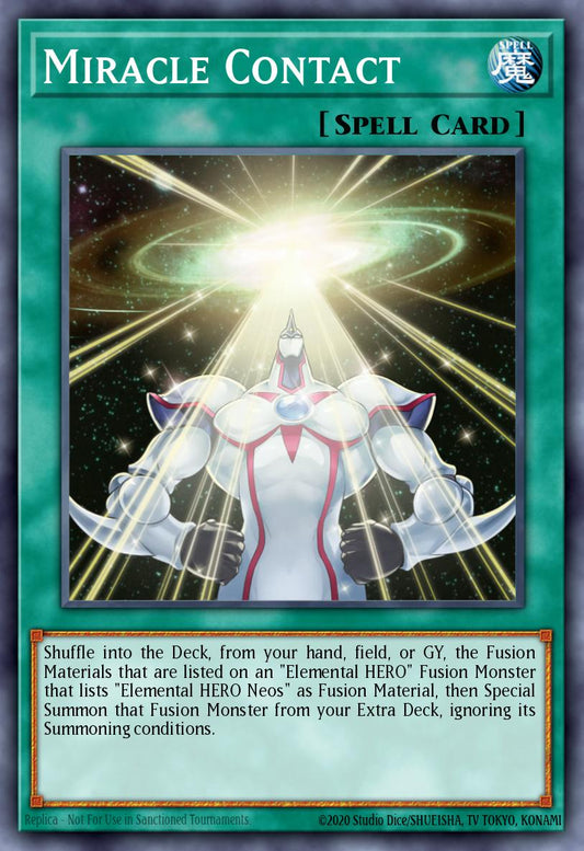 (253) YuGiOh TCG RA03: Quarter Century Bonanza Single: Miracle Contact (V.2 - Quarter Century Secret Rare)  Quarter Century Secret Rare