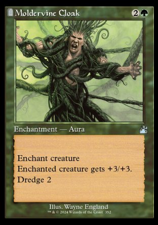 (352) Magic The Gathering Ravnica Remastered: Extras Single: Moldervine Cloak  Uncommon