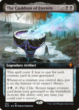 (352) Magic The Gathering Throne of Eldraine: Extras Single: The Cauldron of Eternity  Mythic