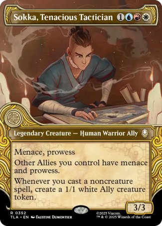 (352) Magic The Gathering Magic: The Gathering | Avatar: The Last Airbender: Extras Single: Sokka, Tenacious Tactician Holo Rare
