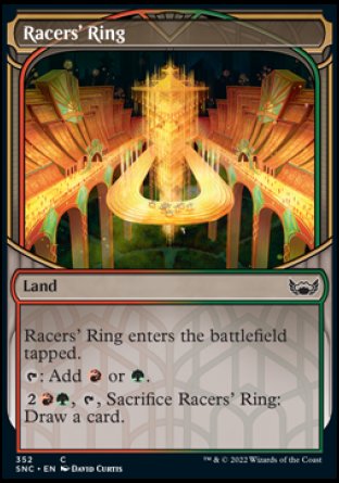 (352) Magic The Gathering Streets of New Capenna: Extras Single: Racers' Ring Holo Common