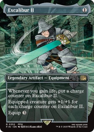 (352) Magic The Gathering Magic: The Gathering - FINAL FANTASY: Extras Single: Excalibur II  Rare