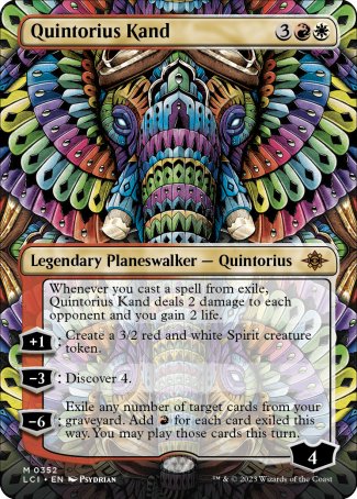 (352) Magic The Gathering The Lost Caverns of Ixalan: Extras Single: Quintorius Kand (V.2) Holo Mythic
