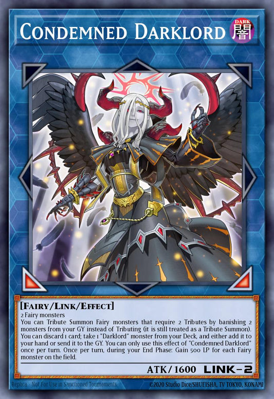 (006) YuGiOh TCG DUOV: Duel Overload Single: Condemned Darklord  Ultra Rare