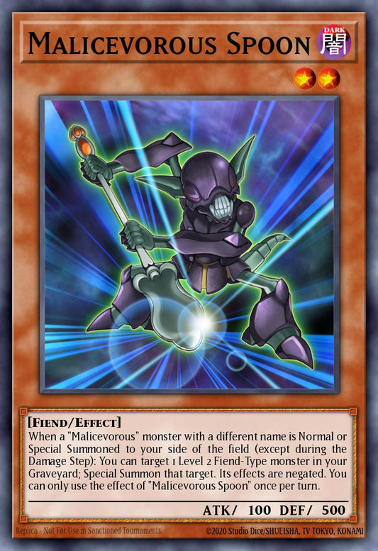 (127) YuGiOh TCG MP14: 2014 Mega-Tins Mega-Pack Single: Malicevorous Spoon  Common