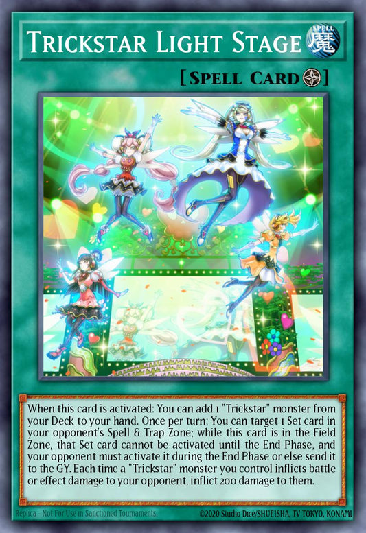 (046) YuGiOh TCG MP24: 25th Anniversary Tin: Dueling Mirrors Single: Trickstar Light Stage  Quarter Century Secret Rare