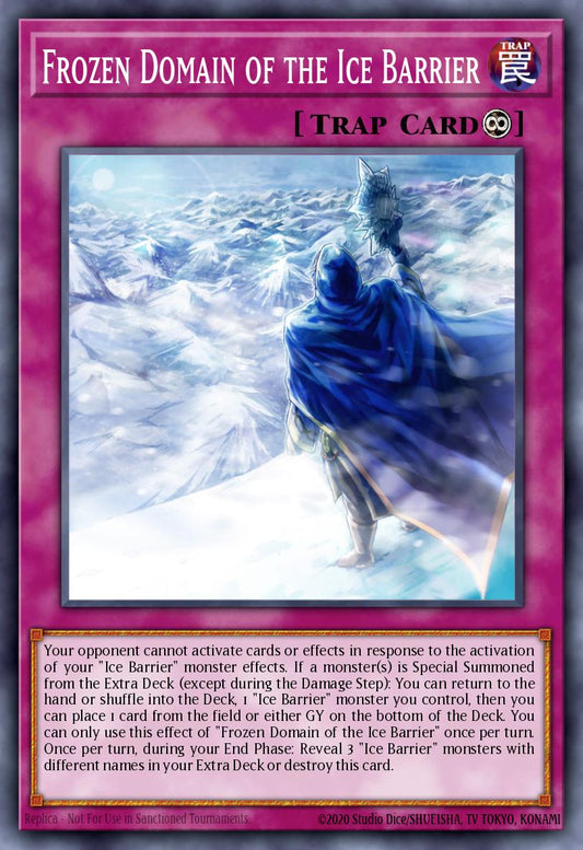 (008) YuGiOh TCG BLTR: Battles of Legend: Terminal Revenge Single: Frozen Domain of the Ice Barrier  Ultra Rare