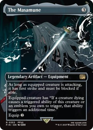 (353) Magic The Gathering Magic: The Gathering - FINAL FANTASY: Extras Single: The Masamune Holo Rare