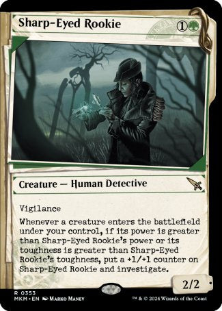 (353) Magic The Gathering Murders at Karlov Manor: Extras Single: Sharp-Eyed Rookie  Rare