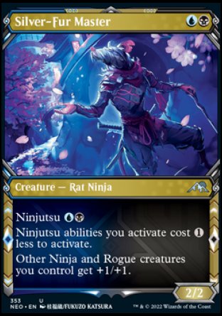(353) Magic The Gathering Kamigawa: Neon Dynasty: Extras Single: Silver-Fur Master  Uncommon
