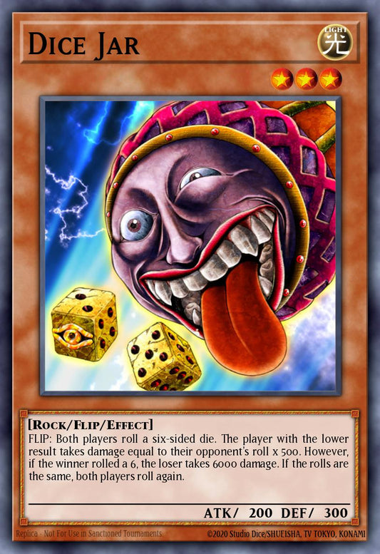 (226) YuGiOh TCG DB2: Dark Beginning 2 Single: Dice Jar  Common