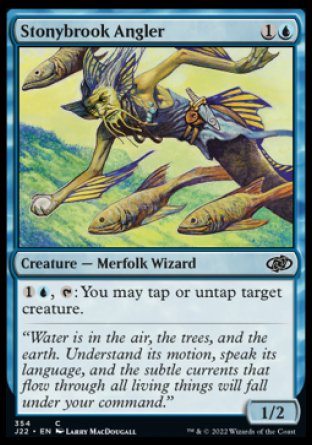 (354) Magic The Gathering Jumpstart 2022 Single: Stonybrook Angler  Common