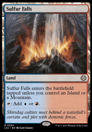 (354) Magic The Gathering Commander: The Lost Caverns of Ixalan Single: Sulfur Falls  Rare