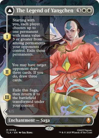 (354) Magic The Gathering Magic: The Gathering | Avatar: The Last Airbender: Extras Single: The Legend of Yangchen // Avatar Yangchen Holo Mythic