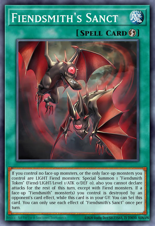 (062) YuGiOh TCG INFO: The Infinite Forbidden Single: Fiendsmith's Sanct  Common