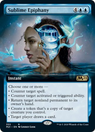 (355) Magic The Gathering Core 2021: Extras Single: Sublime Epiphany  Rare
