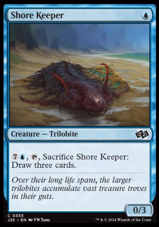 (355) Magic The Gathering Foundations Jumpstart Single: Shore Keeper  Common