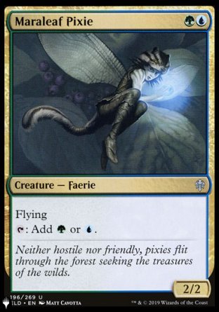 (196) Magic The Gathering The List Single: Maraleaf Pixie  Uncommon