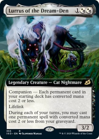 (355) Magic The Gathering Ikoria: Lair of Behemoths: Extras Single: Lurrus of the Dream-Den Holo Rare