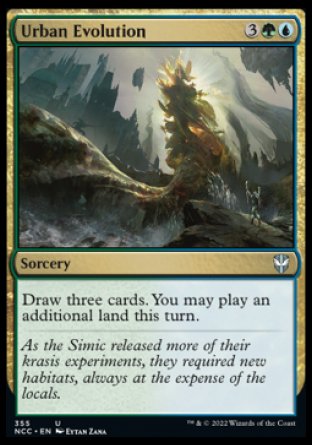 (355) Magic The Gathering Commander: Streets of New Capenna Single: Urban Evolution  Uncommon