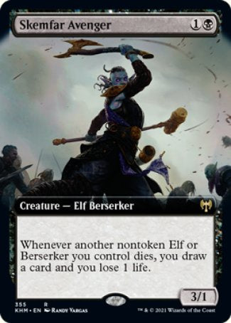(355) Magic The Gathering Kaldheim: Extras Single: Skemfar Avenger Holo Rare