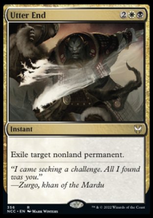 (356) Magic The Gathering Commander: Streets of New Capenna Single: Utter End  Rare
