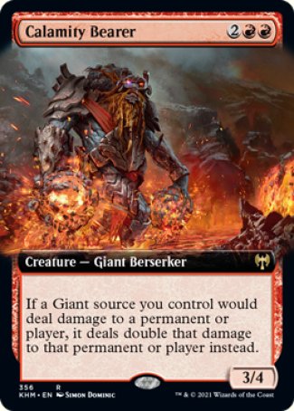 (356) Magic The Gathering Kaldheim: Extras Single: Calamity Bearer Holo Rare