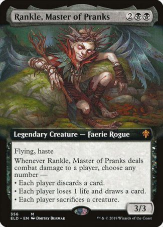 (356) Magic The Gathering Throne of Eldraine: Extras Single: Rankle, Master of Pranks  Mythic