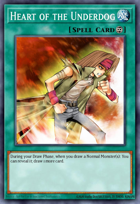 (068) YuGiOh TCG LCYW: Legendary Collection 3: Mega Pack Single: Heart of the Underdog  Common