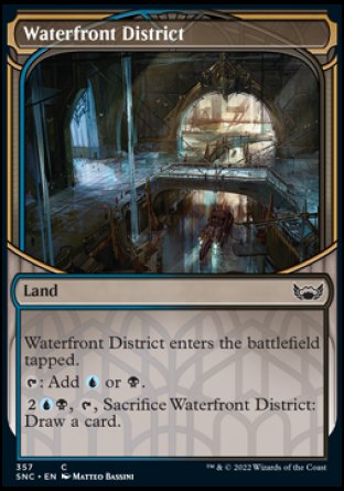 (357) Magic The Gathering Streets of New Capenna: Extras Single: Waterfront District  Common