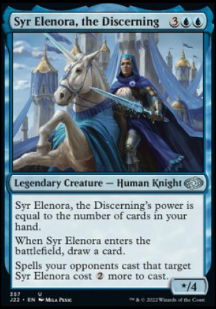 (357) Magic The Gathering Jumpstart 2022 Single: Syr Elenora, the Discerning  Uncommon