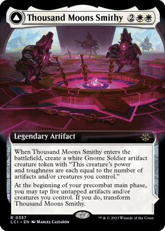 (357) Magic The Gathering The Lost Caverns of Ixalan: Extras Single: Thousand Moons Smithy // Barracks of the Thousand Holo Rare