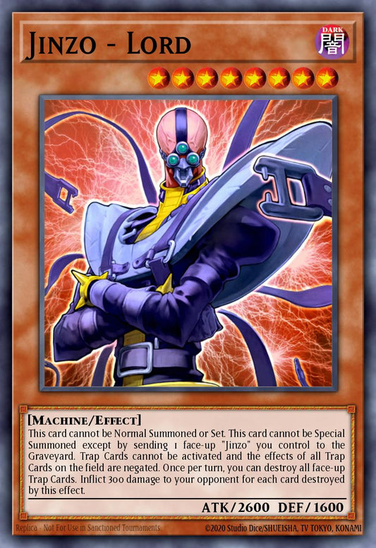 (007) YuGiOh TCG LODT: Light of Destruction Single: Jinzo - Lord (V.1 - Super Rare)  Super Rare