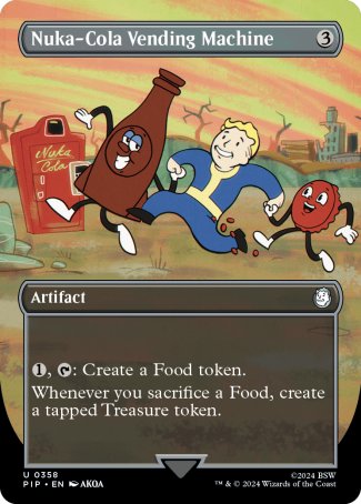 (358) Magic The Gathering Universes Beyond: Fallout: Extras Single: Nuka-Cola Vending Machine (V.1)  Uncommon