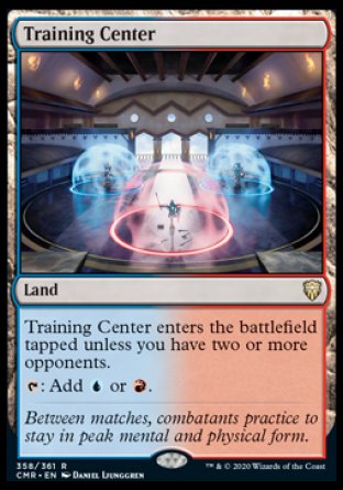 (358/361) Magic The Gathering Commander Legends Single: Training Center Holo Rare