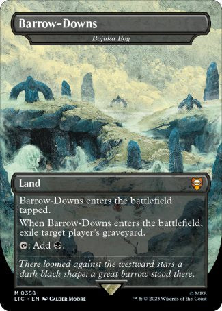 (358) Magic The Gathering Commander: The Lord of the Rings: Tales of Middle-earth: Extras Single: Bojuka Bog (V.1) Holo Mythic