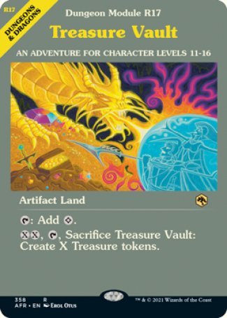 (358) Magic The Gathering Adventures in the Forgotten Realms: Extras Single: Treasure Vault Holo Rare