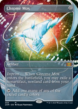 (358) Magic The Gathering Double Masters: Extras Single: Chrome Mox  Mythic