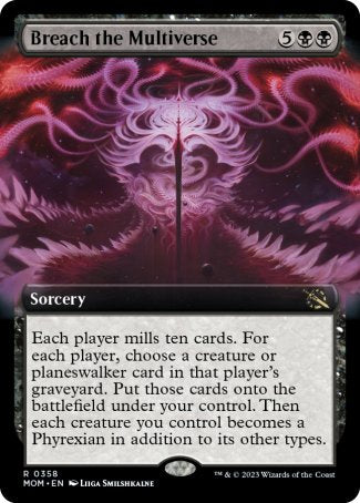 (358) Magic The Gathering March of the Machine: Extras Single: Breach the Multiverse  Rare