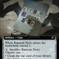 (358) Magic The Gathering Commander: Murders at Karlov Manor: Extras Single: Ransom Note (V.4)  Rare