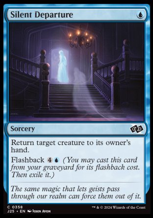 (358) Magic The Gathering Foundations Jumpstart Single: Silent Departure  Common