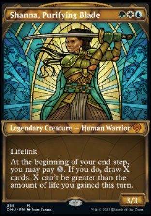 (358) Magic The Gathering Dominaria United: Extras Single: Shanna, Purifying Blade (V.2)  Mythic