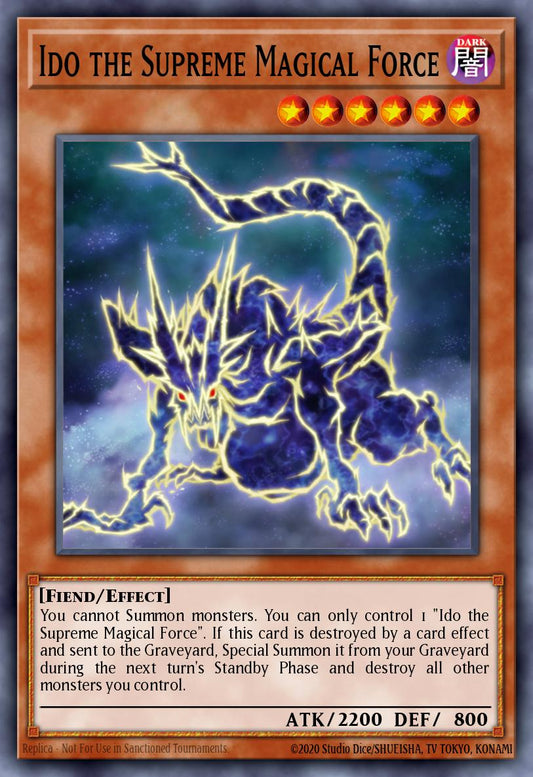 (026) YuGiOh TCG MP24: 25th Anniversary Tin: Dueling Mirrors Single: Ido the Supreme Magical Force  Quarter Century Secret Rare