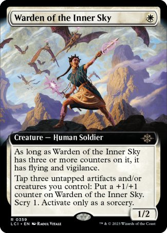 (359) Magic The Gathering The Lost Caverns of Ixalan: Extras Single: Warden of the Inner Sky  Rare