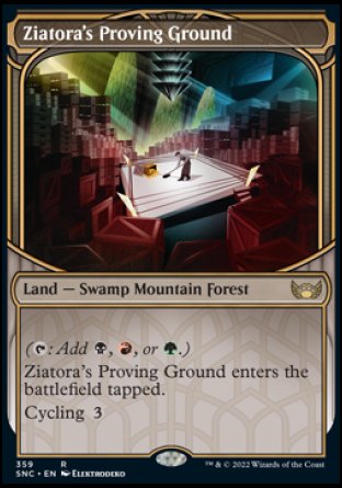 (359) Magic The Gathering Streets of New Capenna: Extras Single: Ziatora's Proving Ground (V.2) Holo Rare